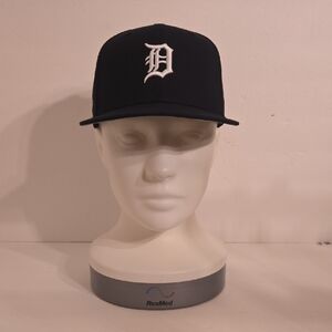 MLB Detroit Tigers New Era Snapback Hat - Navy Blue - OS